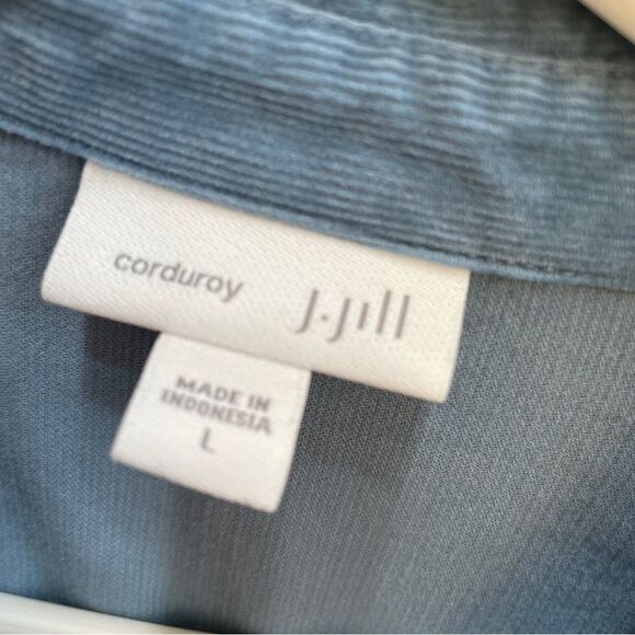 J JILL BABY WALE CORDUROY TUNIC TOP IN BLUE - Picture 5 of 5